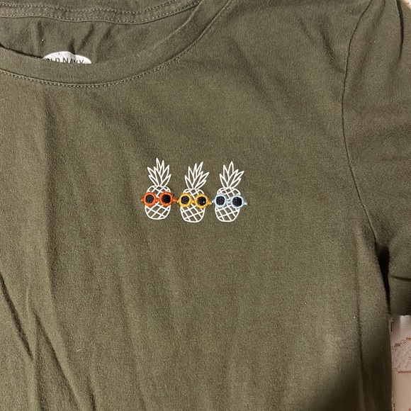 Old Navy Everywear Pineapple Tee XS - Picture 3 of 6